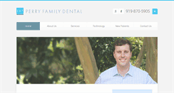 Desktop Screenshot of perryfamilydentalnc.com